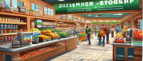 我的小镇超市商店 